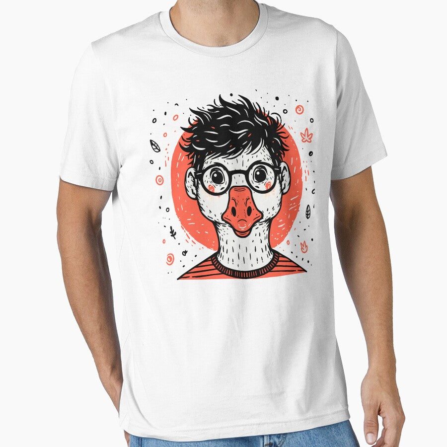 Quirky Quack Avian Aviator With A Twist Essential T Shirt