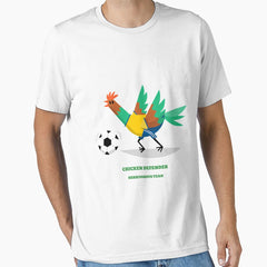 Chicken Defender Playing Football/Soccer Essential T-Shirt