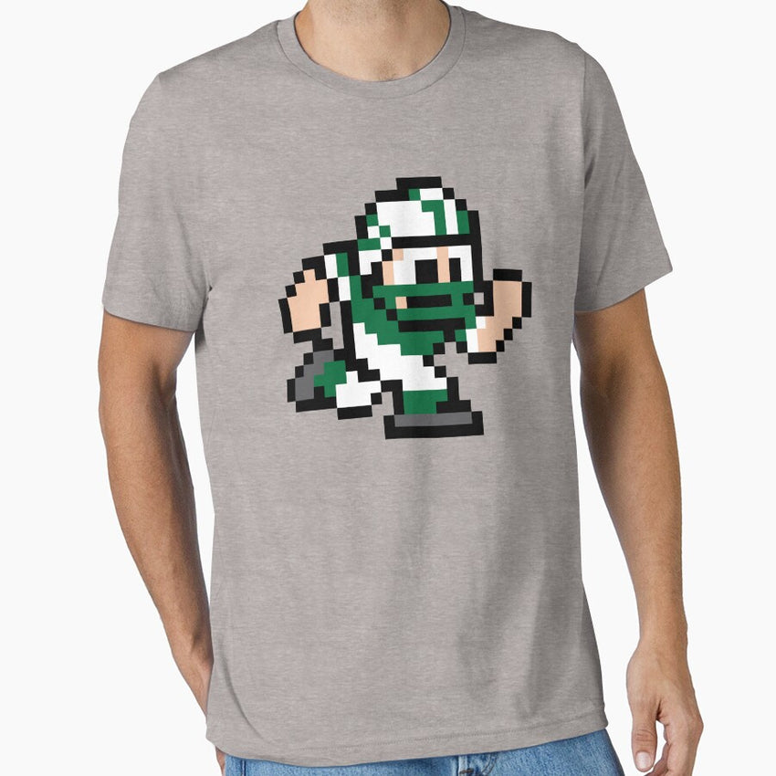 8 Bit Player New York Jets Throwback Essential T Shirt