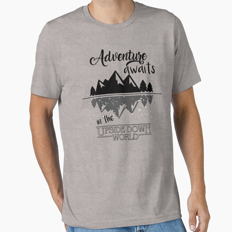 Adventure Awaits In The Upside Down World Essential T Shirt
