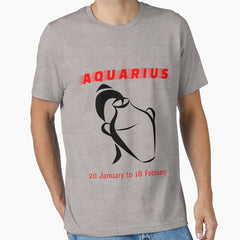 Aquarius Zodiac Symbol Essential T-Shirt