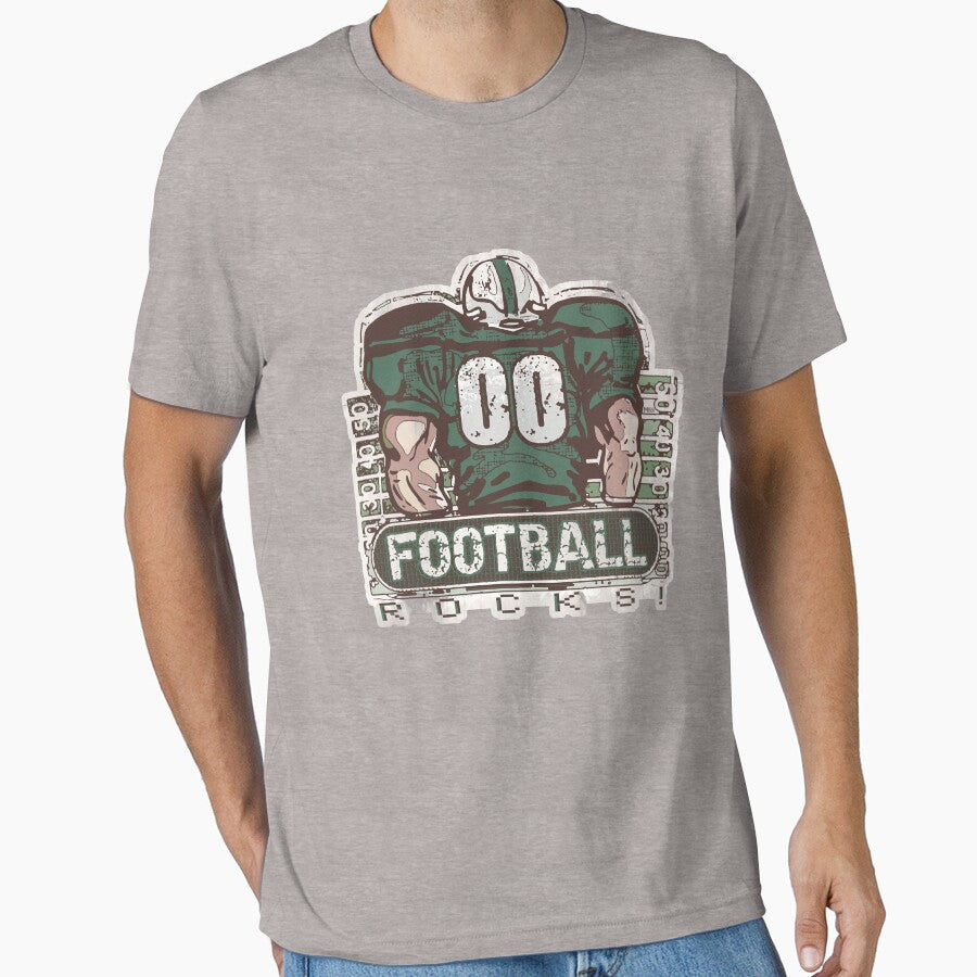 00 Football Rocks Green Team Essential T Shirt
