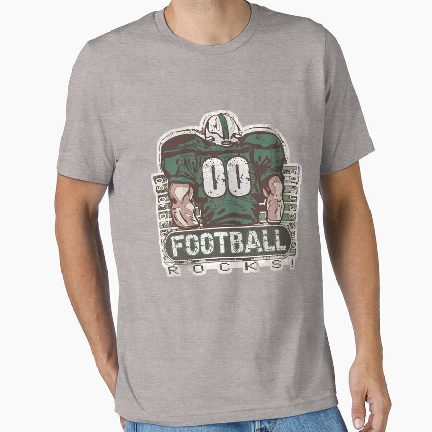 00 Football Rocks Green Team Essential T Shirt