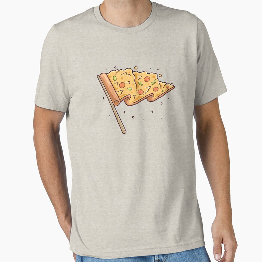 cute pizza illustration design Essential T-Shirt