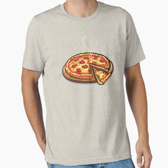 stop talking and eat pizza Funny saying T-shirt Classic Essential T-Shirt