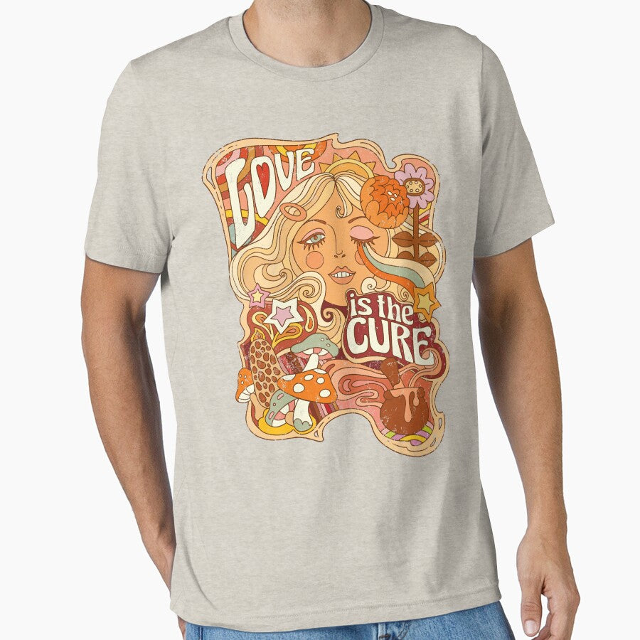 Love is the Cure - Trippy Caramel Essential T-Shirt