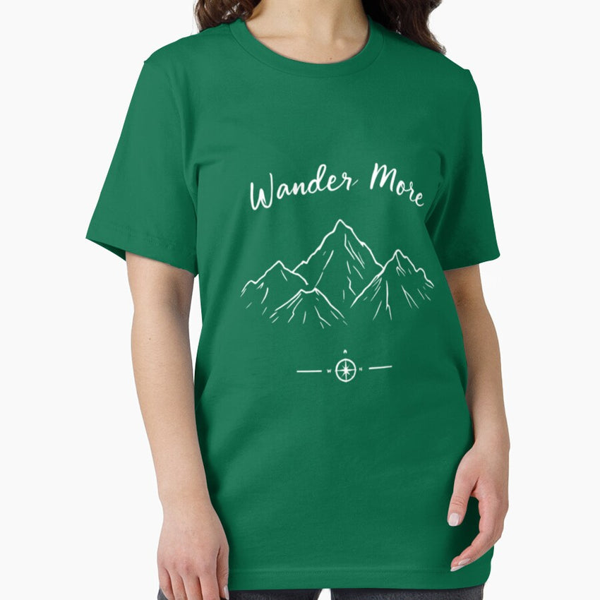 Adventure Awaits Mountain Graphic Design Essential T Shirt