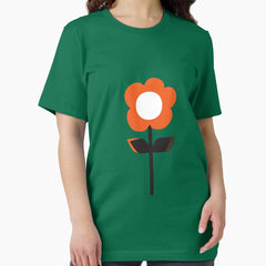 Retro Floral Orange Essential T-Shirt