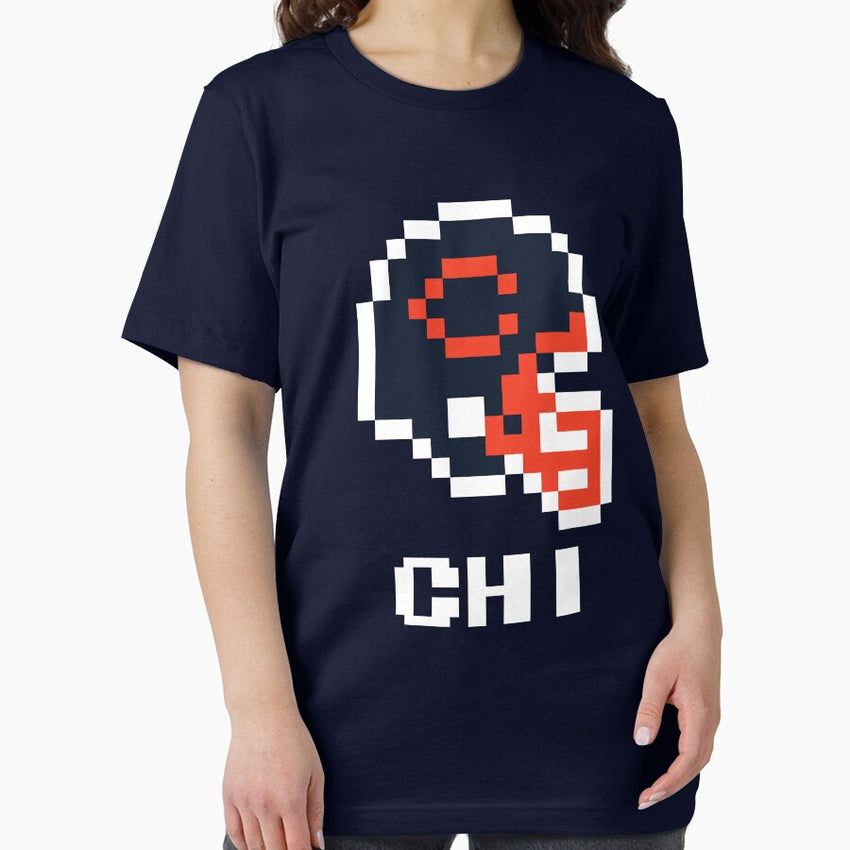 Chicago Bears (Tecmo Super Bowl Football Helmet) Essential T-Shirt