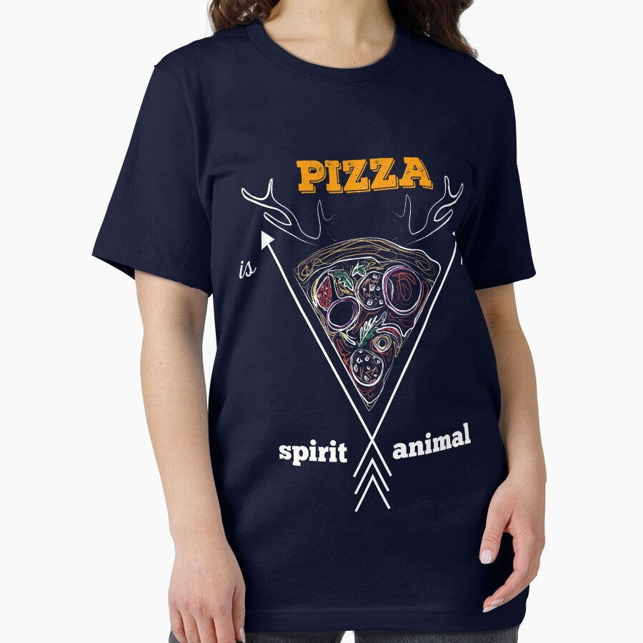 Pizza Is My Spirit Animal Happy Pizza Eater Essential T-Shirt