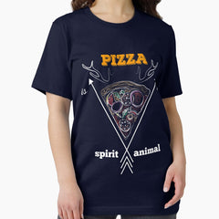 Pizza Is My Spirit Animal Happy Pizza Eater Essential T-Shirt