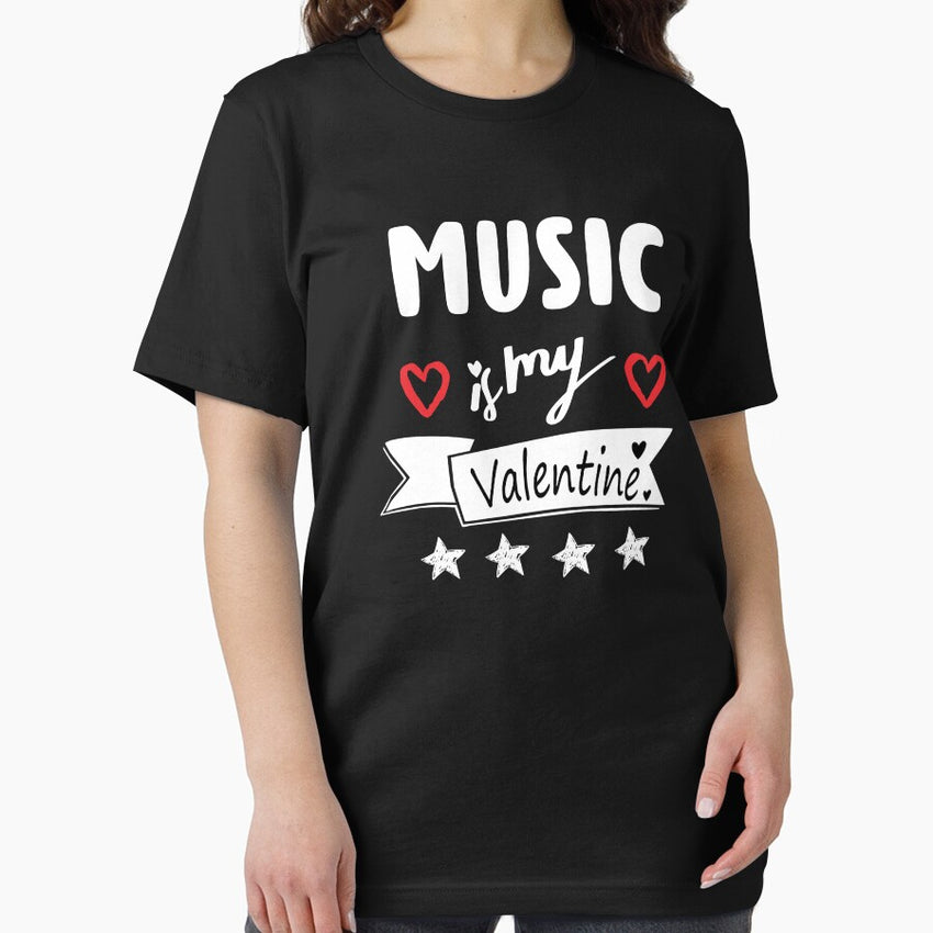 music is My Valentine Gifts ideas Valentines Day Essential T-Shirt