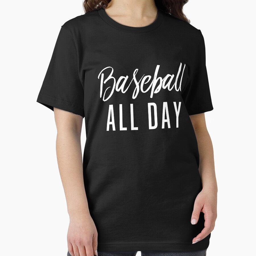 Baseball all Day, Cute Baseball ,Baseball Tee ,Unisex Fit, Mom Baseball,baseball all Day, Sports Mom Essential T-Shirt