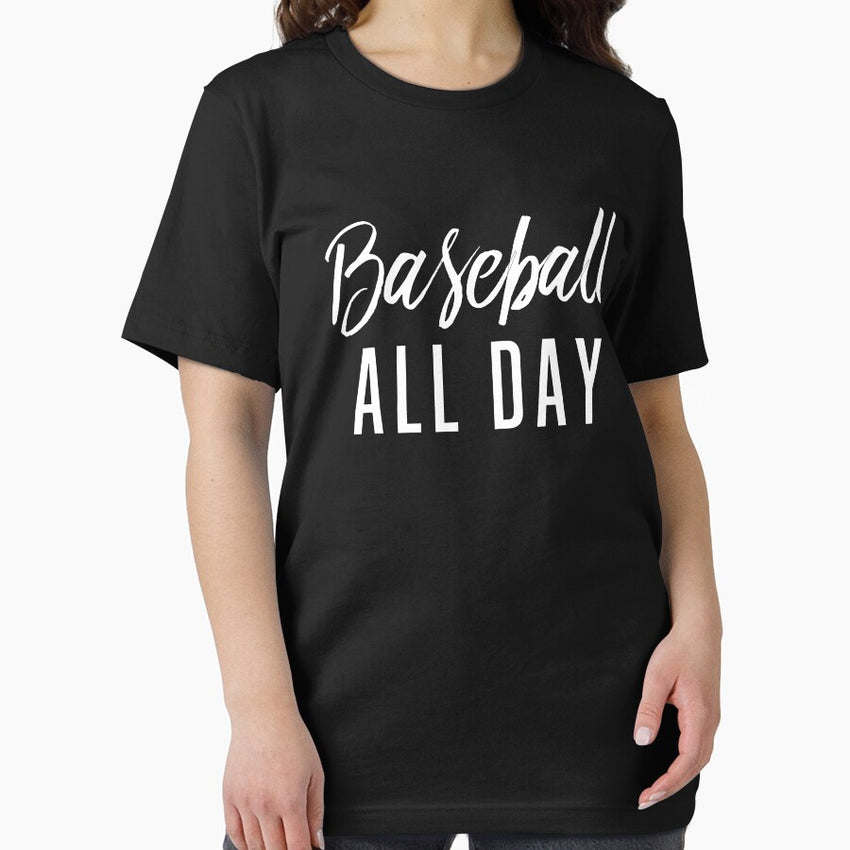 Baseball all Day, Cute Baseball ,Baseball Tee ,Unisex Fit, Mom Baseball,baseball all Day, Sports Mom Essential T-Shirt
