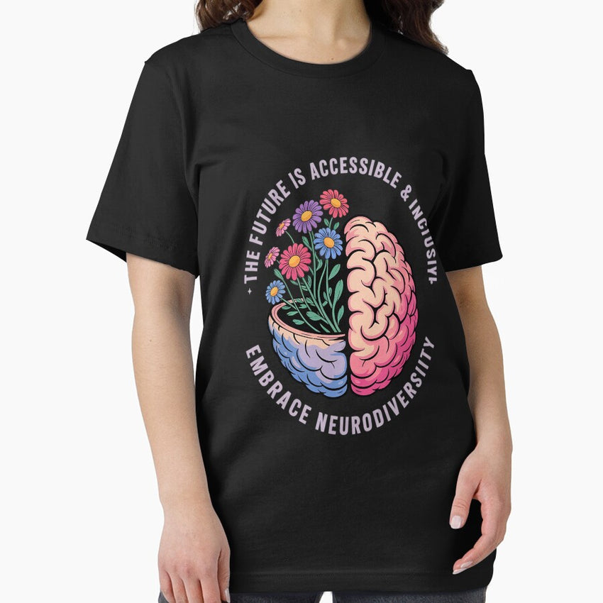 Accessible Inclusive Future Embrace Neurodiversity Essential T Shirt