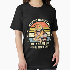 Kitty Biscuits We Knead Em You Need Em Funny Gift Cat Beaking Essential T-Shirt