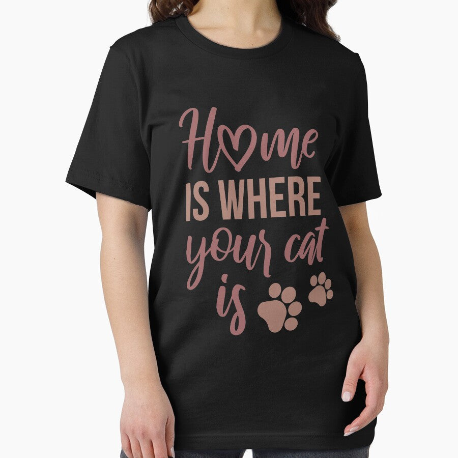 Home is Where Your Cat Is Essential T-Shirt
