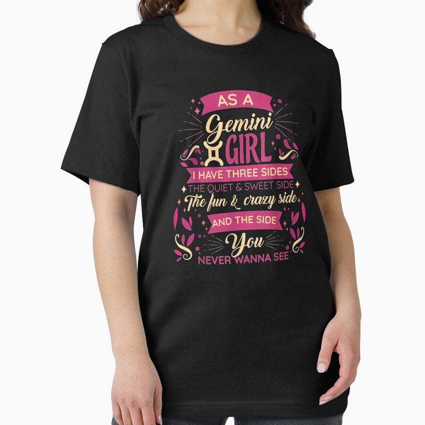 As A Gemini Girl Birthday Astrology Zodiac Sign Women Gemini T Shirt Essential T Shirt