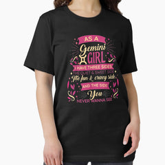 As A Gemini Girl Birthday Astrology Zodiac Sign Women Gemini T Shirt Essential T Shirt