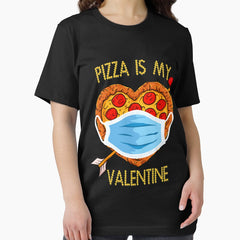 Pizza Is My Valentine Funny Valentines Day Pizza Wear Mask Essential T-Shirt