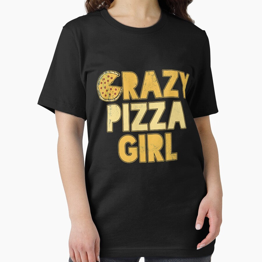 Crazy Pizza Girl I Crazy about pizza Essential T-Shirt