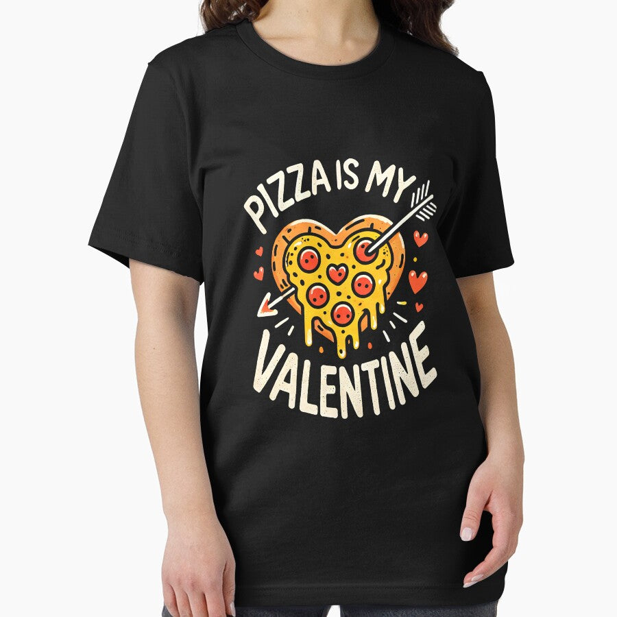 Pizza Is My Valentine for Cheesy Love Fans Essential T-Shirt