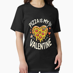 Pizza Is My Valentine for Cheesy Love Fans Essential T-Shirt
