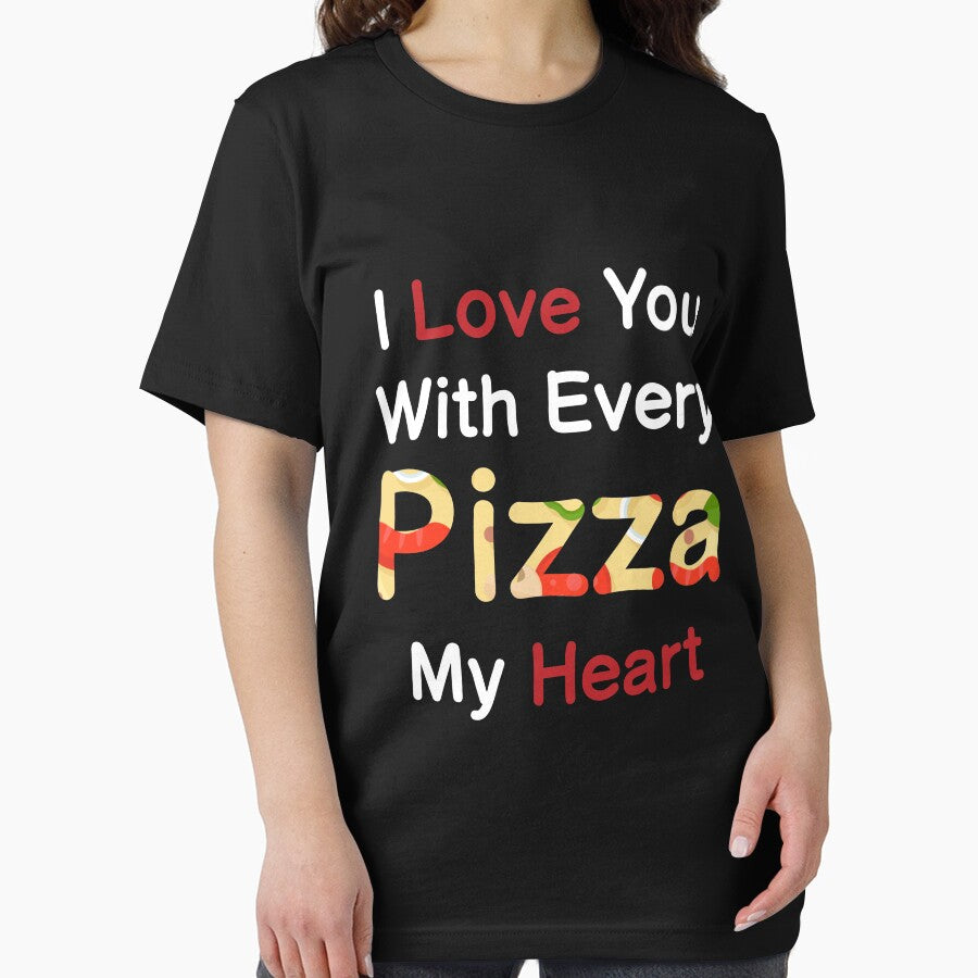pizza shirt-I Love You With Every Pizza My Heart Essential T-Shirt