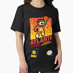Atlanta Hawks 8 Bit Videogame Cart Essential T Shirt