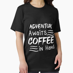 Adventure Awaits Coffee In Hand Essential T Shirt