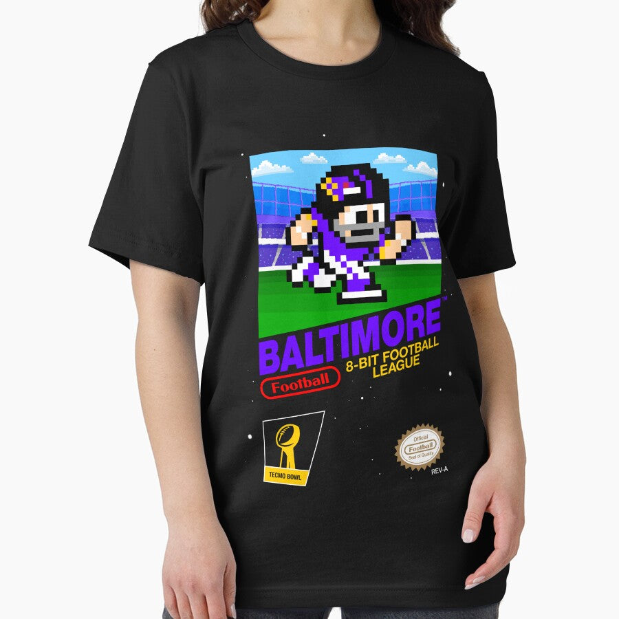 Baltimore Ravens (8-bit Videogames Cartridge) Essential T-Shirt