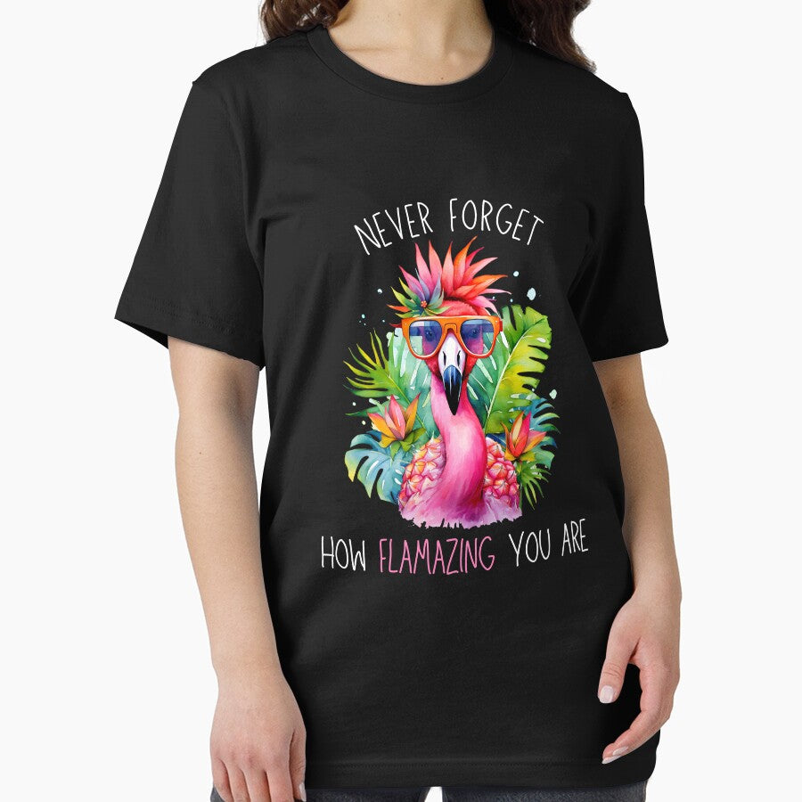 Never Forget How Flamazing You Are Funny Flamingo Essential T Shirt