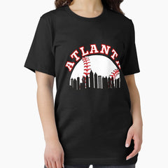 Atlanta Baseball Atlanta GA Cityscape ATL Skyline Essential T-Shirt