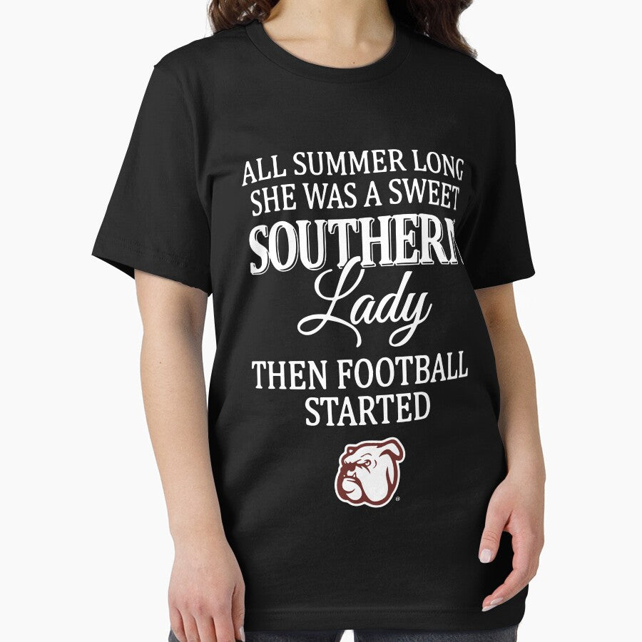 all summer long she was a sweet southern lady the football started football game Essential T-Shirt