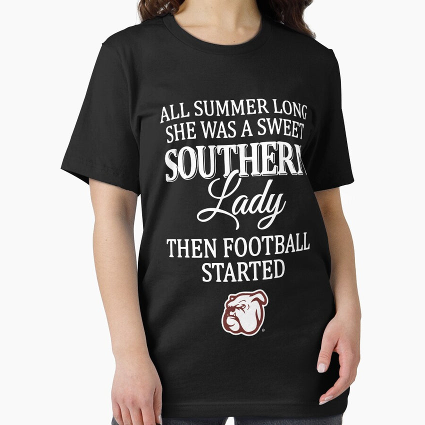 all summer long she was a sweet southern lady the football started football game Essential T-Shirt
