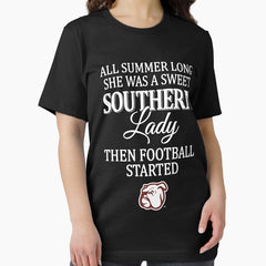 all summer long she was a sweet southern lady the football started football game Essential T-Shirt