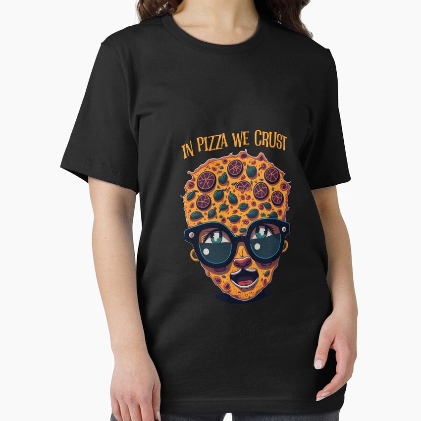 In Pizza We Crust: Funny T-Shirt Design for Pizza Lovers Essential T-Shirt