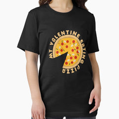 my valentine eating pizza Essential T-Shirt