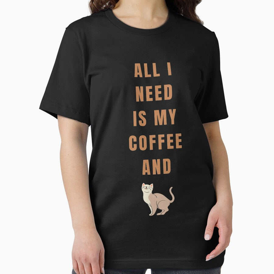 all i need is my coffee and meow Essential T-Shirt