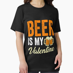 Beer Is My Valentine Beer Lovers Valentines Day Essential T-Shirt