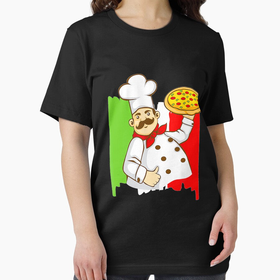 Pizza Chef Clip Art for an Italian Food Lover Essential T-Shirt