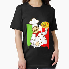 Pizza Chef Clip Art for an Italian Food Lover Essential T-Shirt