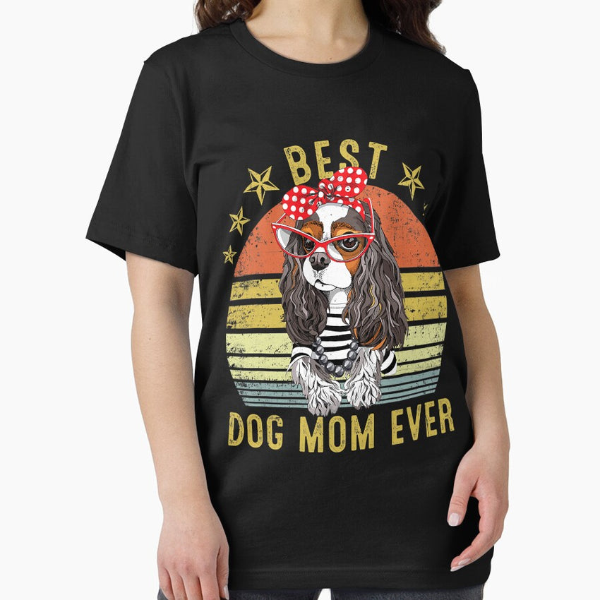 Best Dog Mom Ever Cavalier King Charles Mothers Day Essential T-Shirt