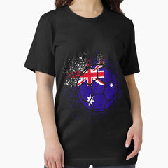 Australia Fans Australian Flag World Soccer Jersey Football Essential T-Shirt