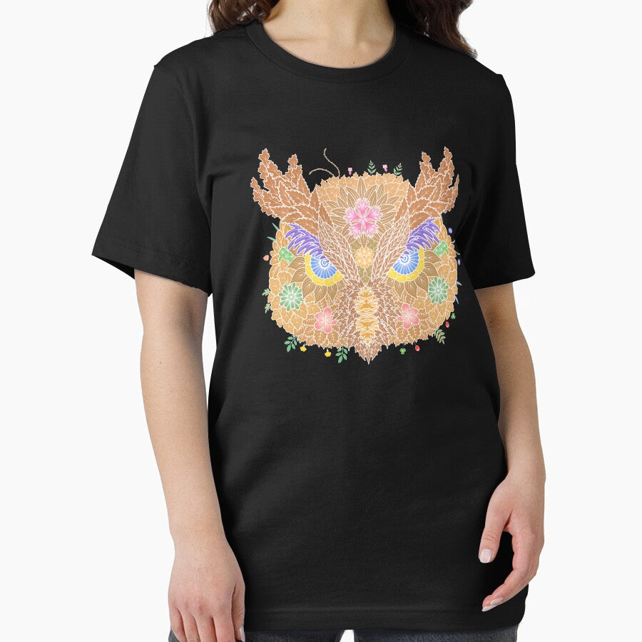 Floral Animal Owl WeArePrettierThanFlowers Essential T-Shirt