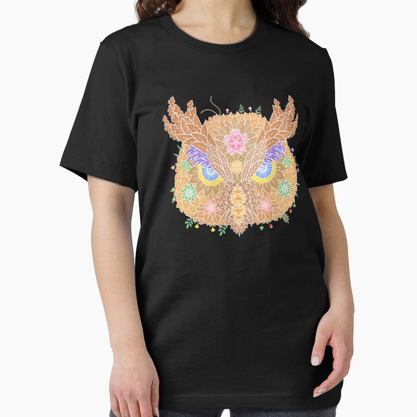 Floral Animal Owl WeArePrettierThanFlowers Essential T-Shirt