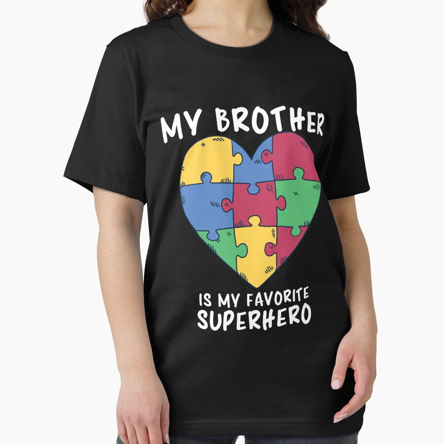 Autism Awareness, My Brother Is My Favorite Superhero Essential T-Shirt