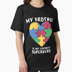 Autism Awareness, My Brother Is My Favorite Superhero Essential T-Shirt