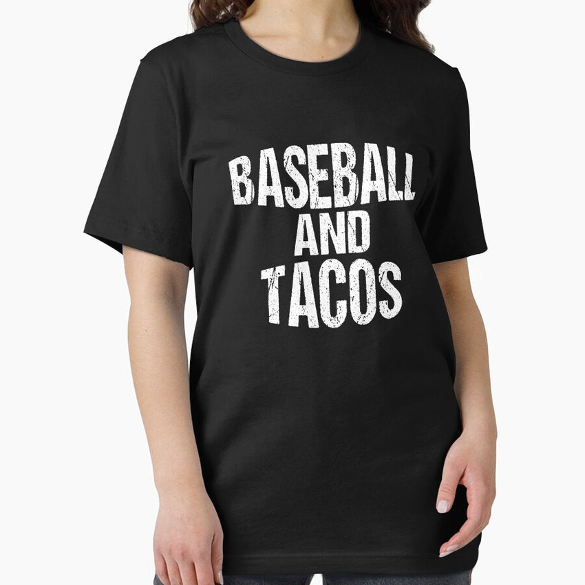 Baseball & Tacos Funny Athlete Taco Obsessed Essential T-Shirt