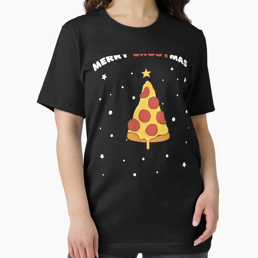 Merry Crustmas Pizza Christmas Tree Xmas Gifts Essential T-Shirt